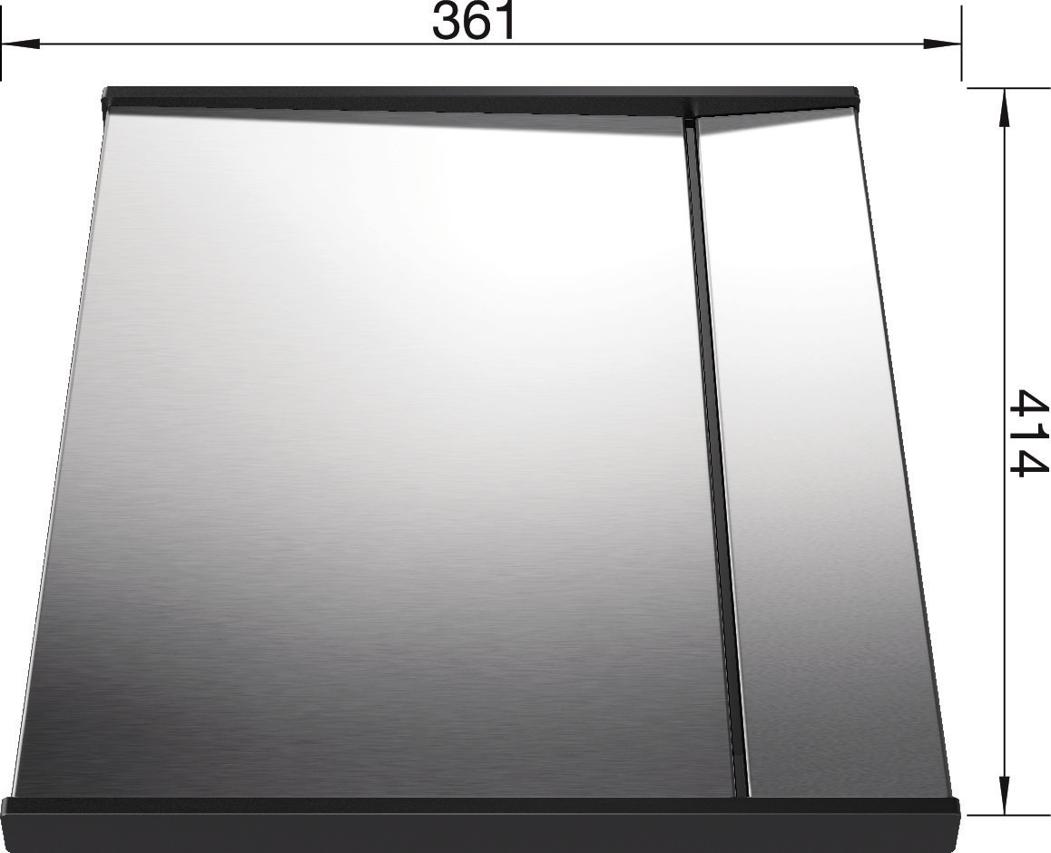 BLANCO Afdrypningsbakke STEELART rustfrit stål